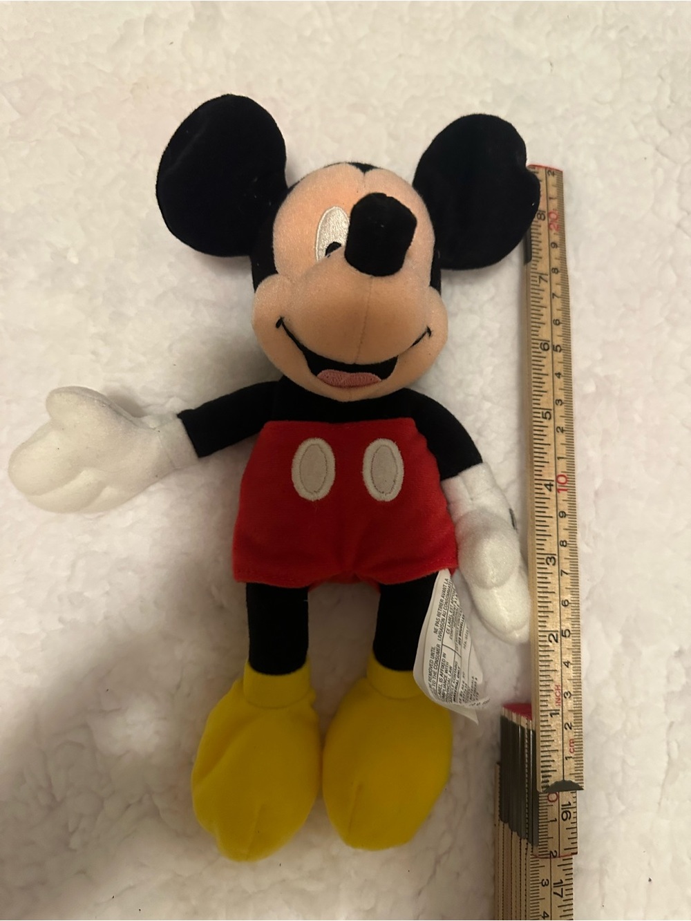 Disney Mickey Mouse Plush - Disneyland 50th Anniversary collectible